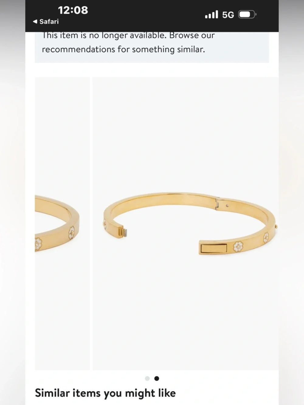 Kate spade final touches Gold Bangle Bracelet - Picture 7 of 9